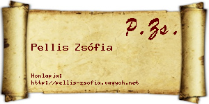 Pellis Zsófia névjegykártya